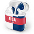 USA Flag Color Block Apple AirPods 2 Skin